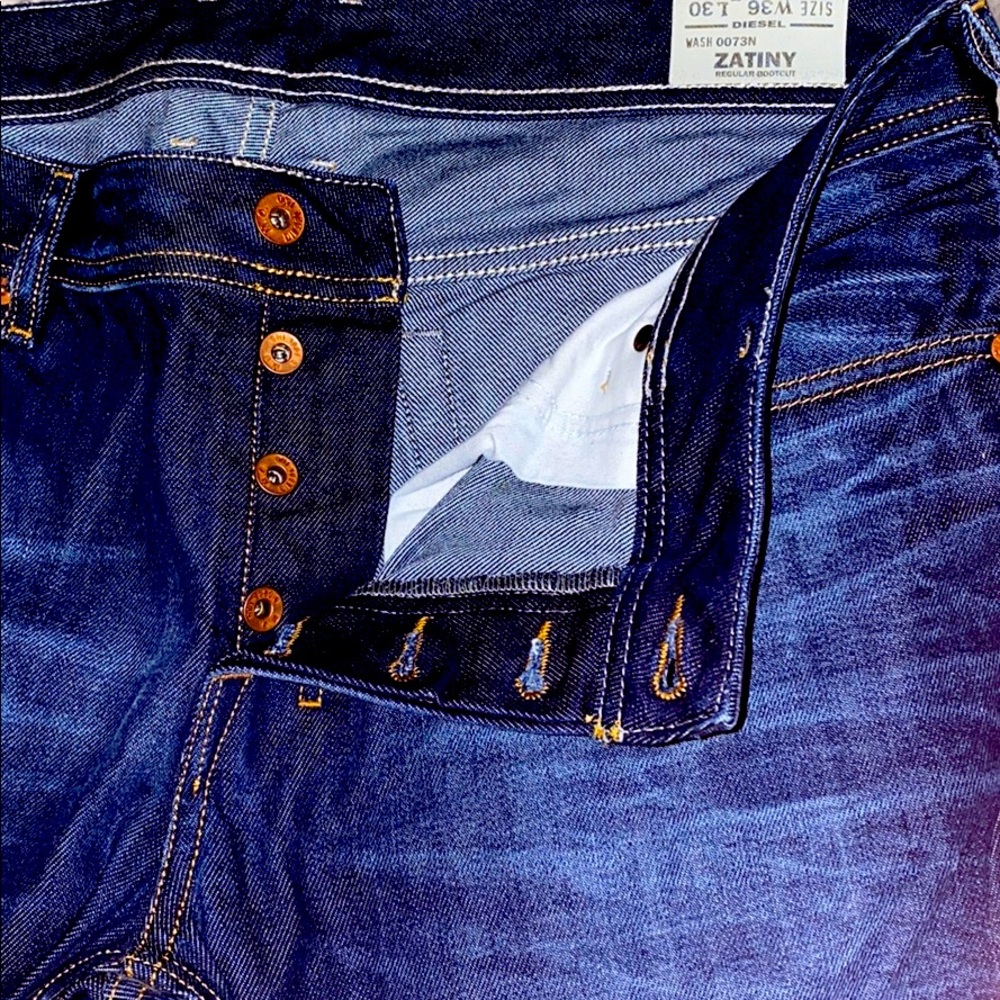 Diesel button fly jeans